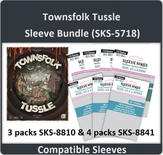 "Townsfolk Tussle" Compatible Card Sleeve Bundle (8810 X 3, 8841 X 4)