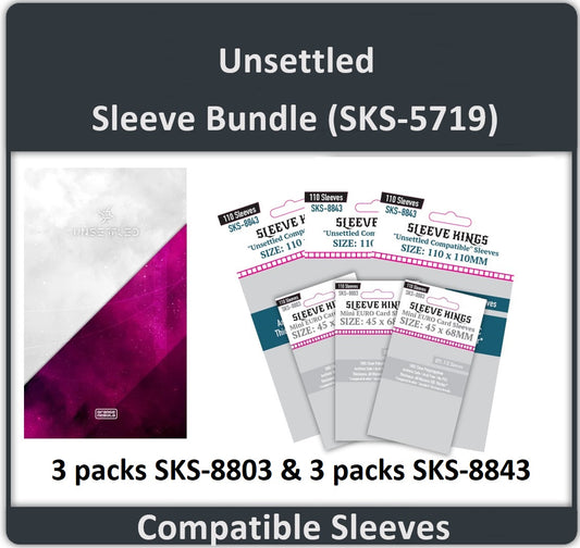 "Unsettled" All In Compatible Card Sleeve Bundle (8803 X 3, 8843 X 3)