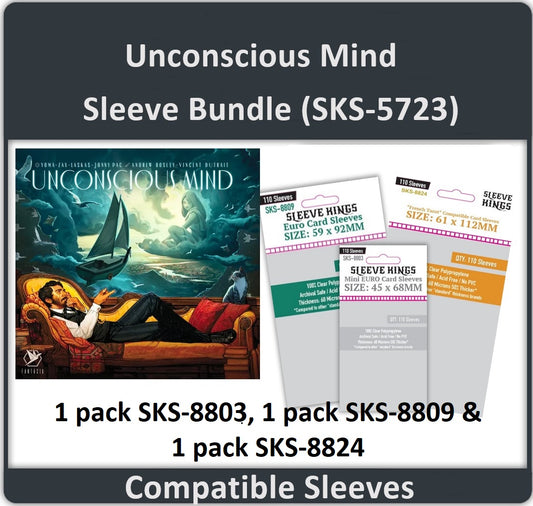 "Unconscious Mind" Compatible Card Sleeve Bundle (8803 X 1, 8809 X 1, 8824 X 1)