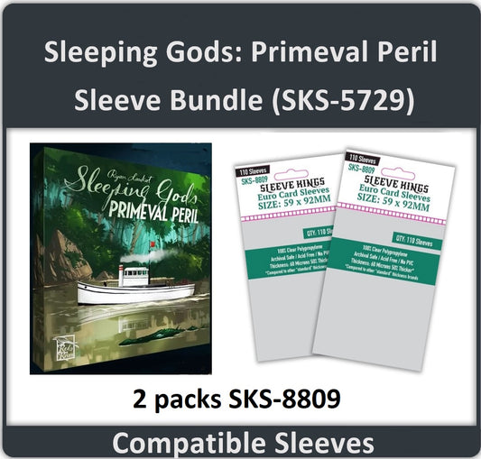 "Sleeping Gods: Primeval Peril" Compatible Card Sleeve Bundle (8809 X2)