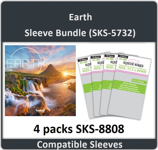 "Earth" Compatible Card Sleeve Bundle (8808 x 4)