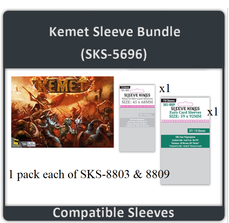 "Kemet" Compatible Sleeve Bundle (8803 X 1 + 8809 X 1)