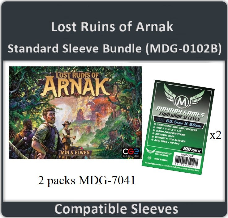 "Lost Ruins of Arnak Compatible" Card Sleeve Bundle