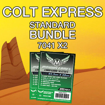 "Colt Express" Card Sleeve Bundle - Standard Protection - Mayday Games - 2