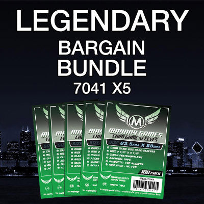 "Legendary" Card Sleeve Bundle - Standard Protection - Mayday Games - 2