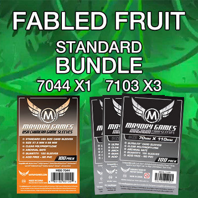 "Fabled Fruit" Card Sleeve Bundle - Standard Protection - Mayday Games - 2