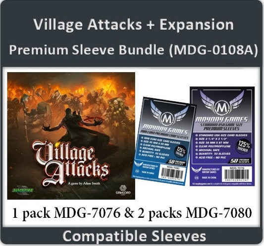 "Village Attacks + Expansion Compatible" Card Sleeve Bundle