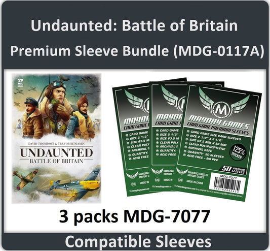 "Undaunted: Battle of Britain Card Compatible" Sleeve Bundle