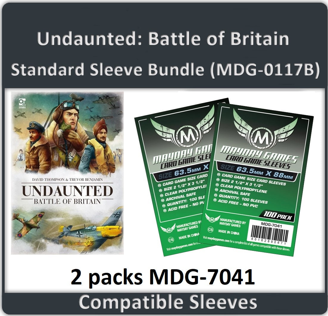 "Undaunted: Battle of Britain Card Compatible" Sleeve Bundle