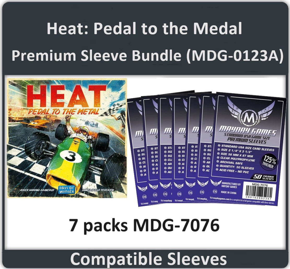 "Heat: Pedal to the Metal Compatible" Card Sleeve Bundle