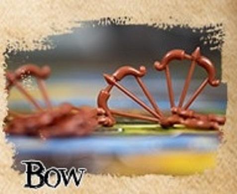 Painted Plastic 10-pack Resource Tokens: Bow