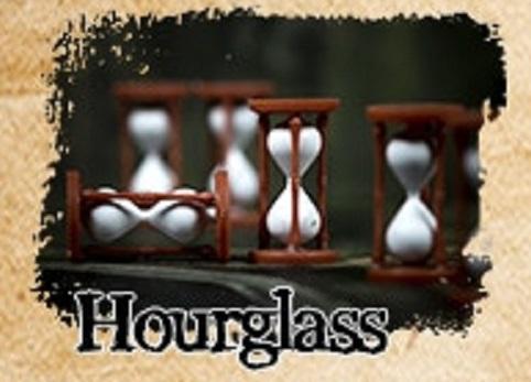 Painted Plastic 10-pack Resource Tokens: Hourglass