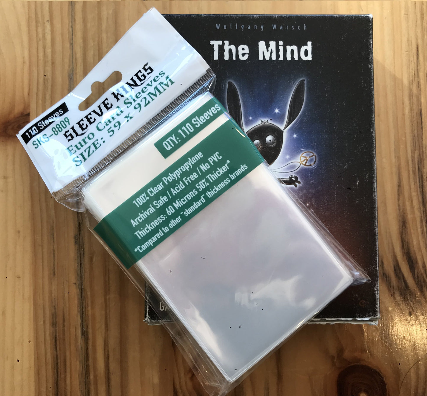 "The Mind" Card Game Compatible Sleeve Bundle (8809 X 2)