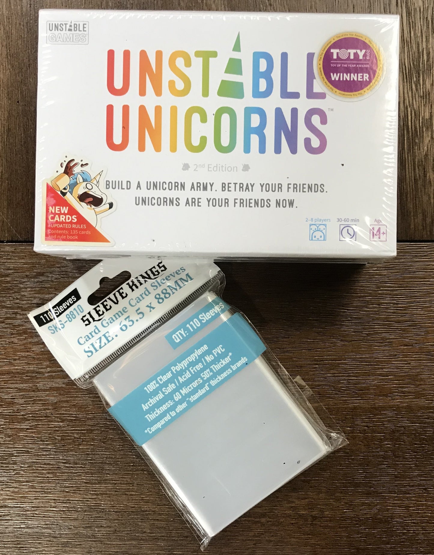 "Unstable Unicorns" Complete Compatible Sleeve Bundle (8810 X 4)