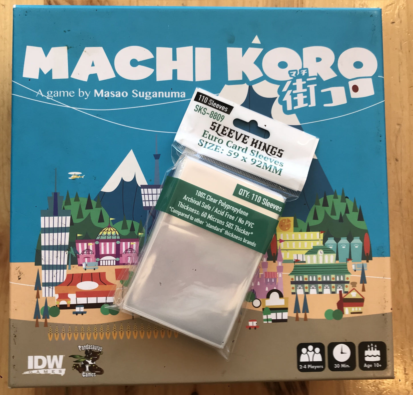 "Machi Koro" Compatible Sleeve Bundle (8809 X 1)