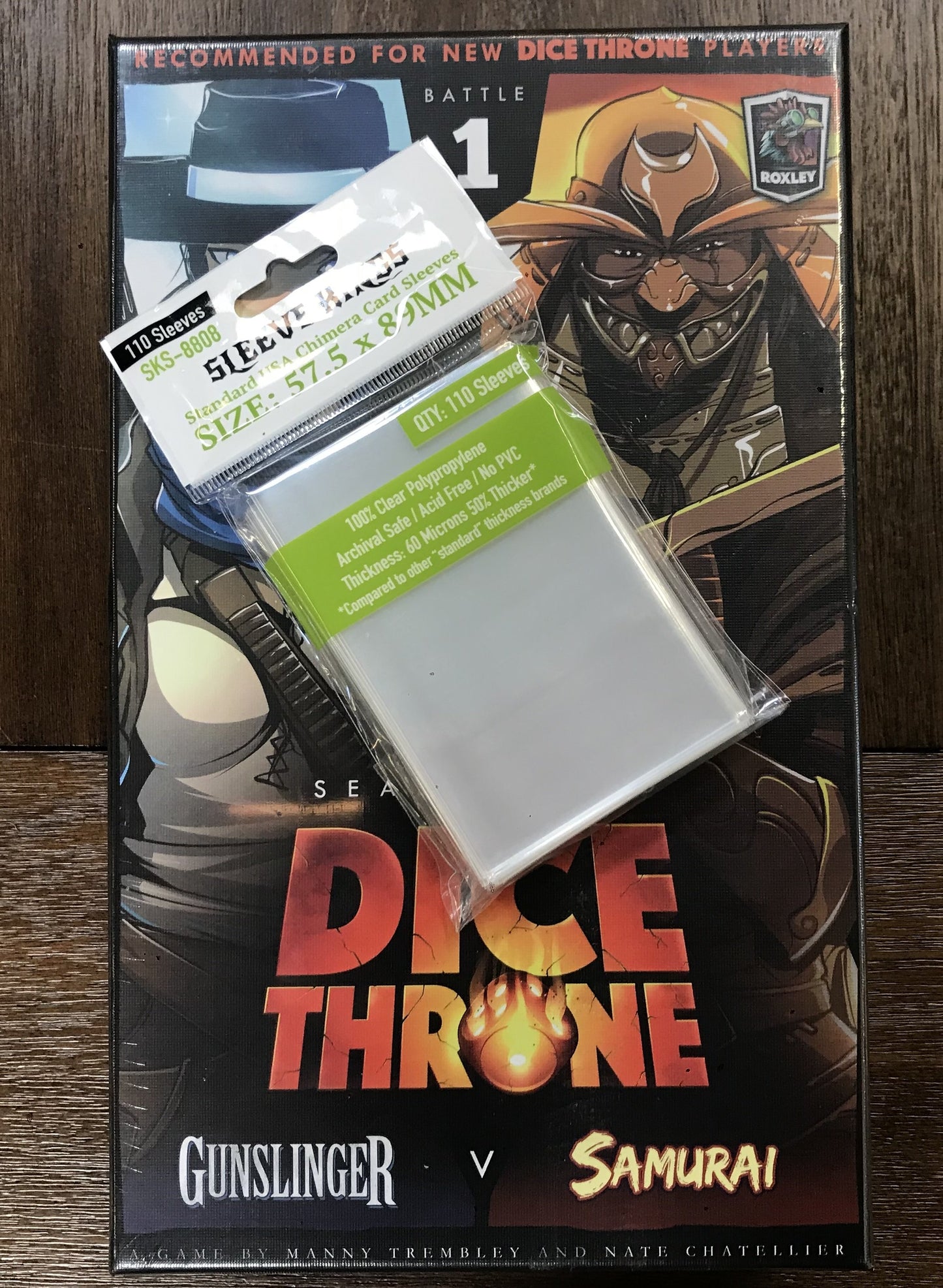 "Dice Throne: Season One" Compatible Sleeve Bundle (8808 X 2)