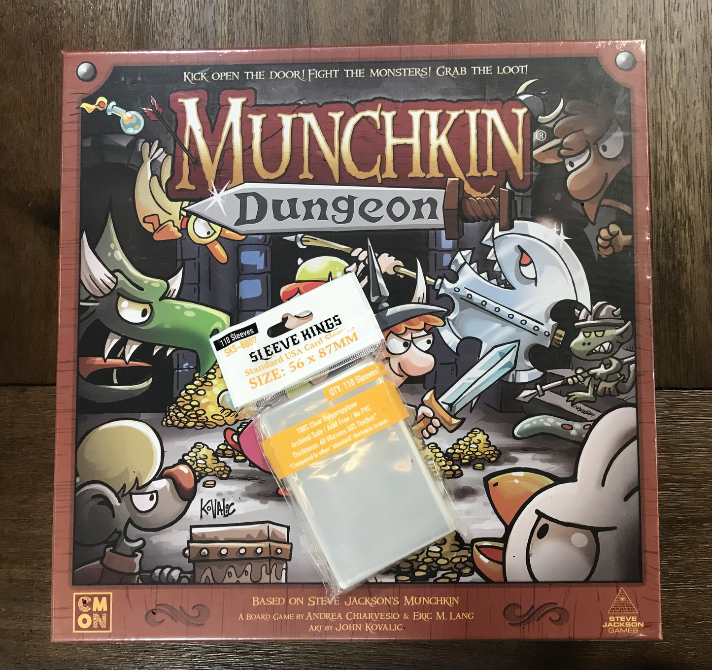 "Munchkin Dungeon All In" Compatible Sleeve Bundle (8807 X 4)