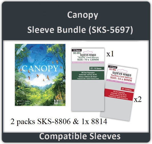 "Canopy" Compatible Sleeve Bundle (8806 x 2 + 8814 x 1)