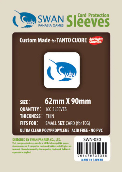 62x90mm  -160 pack, Thin Sleeves (SWN-030)