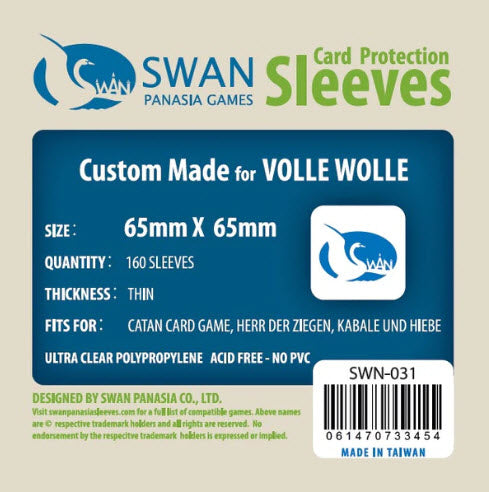 65x65mm  -160 pack, Thin Sleeves (SWN-031)