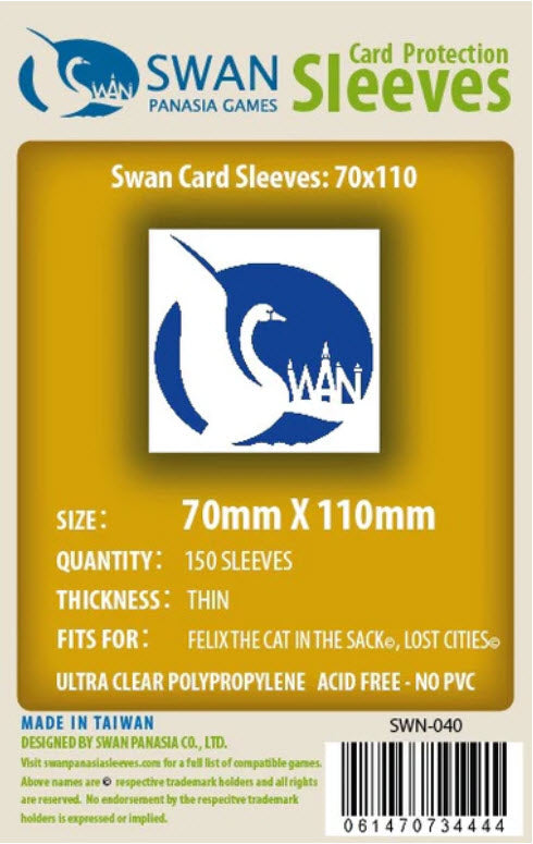 70x110mm -150 pack, Thin Sleeves (SWN-040)