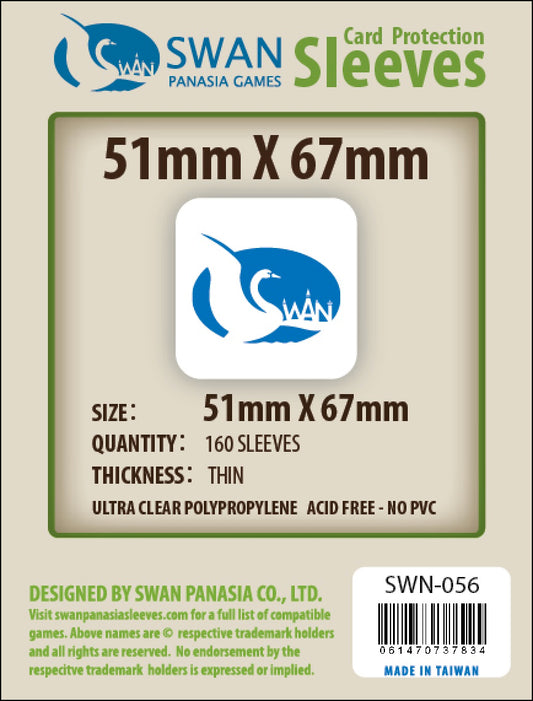 51x67mm -160 Pack, Thin Sleeves (SWN-056)