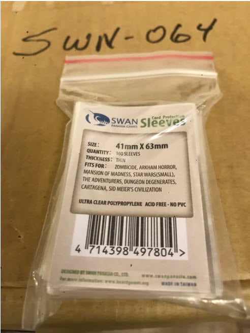 41x63mm -160 pack, Thin Sleeves (SWN-064)