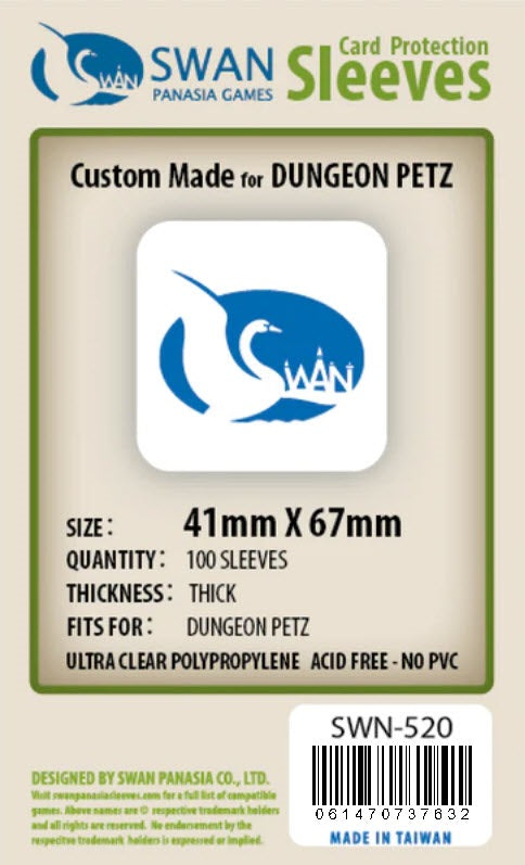 Premium: 41x67 mm Dungeon Petx - 100 per pack  (SWN-520)