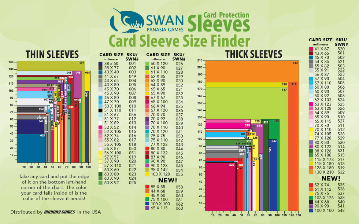 Swan Sleeves Ultimate Playmat (Sleeve Finder) (SWN-555)