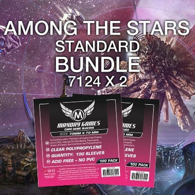 "Among the Stars" Card Sleeve Bundle - Standard Protection - Mayday Games - 2