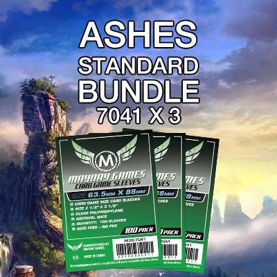 "Ashes" Card Sleeve Bundle - Standard Protection - Mayday Games - 2