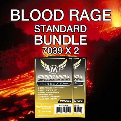 "Blood Rage" Card Sleeve Kit - Standard Protection - Mayday Games - 2