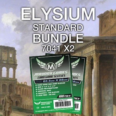 "Elysium" Card Sleeve Bundle - Standard Protection - Mayday Games - 2