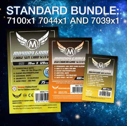 "XCom" Card Sleeve Bundle - Standard Protection - Mayday Games - 2