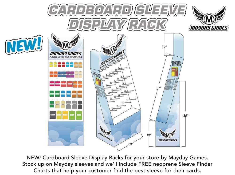 Sleeve Display Rack - "Standard" Version Retail Store Display Rack & 392 packs of Sleeves  **68% off**