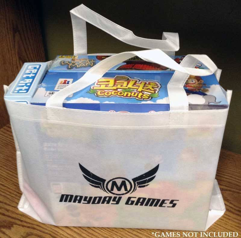 White Swag Bag Mayday Games Logo -  - Mayday Games - 1