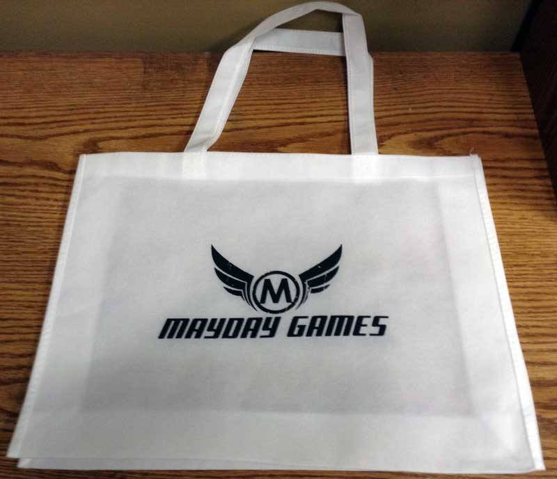 White Swag Bag Mayday Games Logo -  - Mayday Games - 2