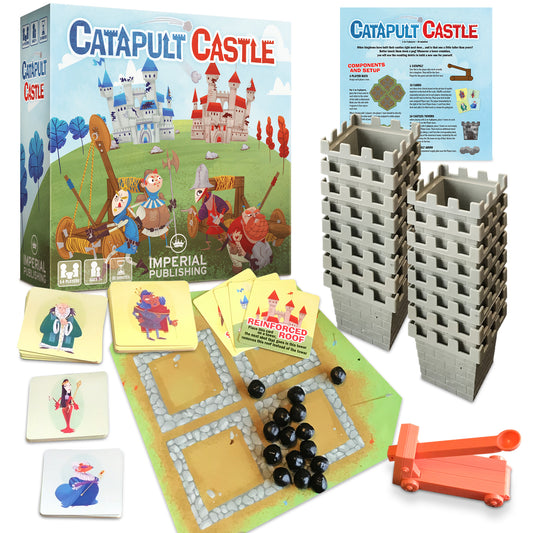 Catapult Castle 1-4 Player Midevil Dexterity Game