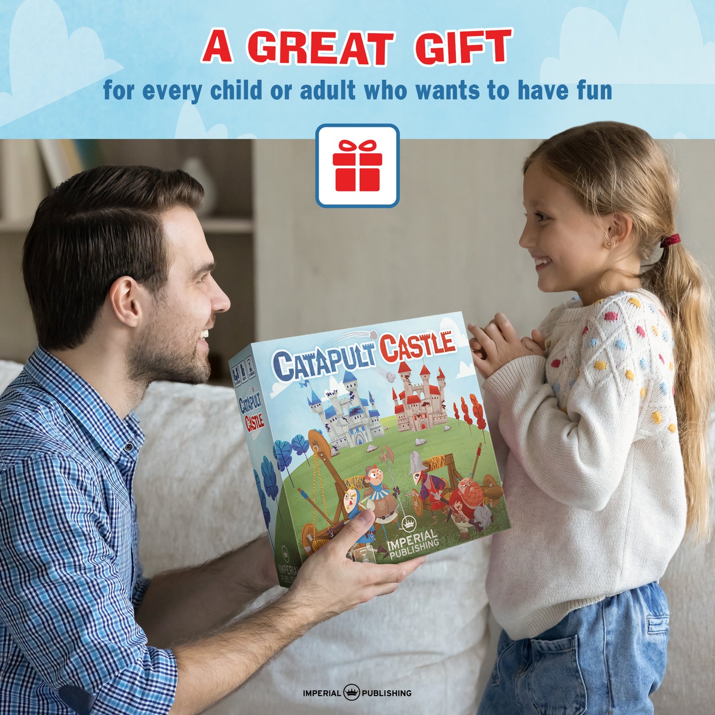 Catapult Castle 1-4 Player Midevil Dexterity Game