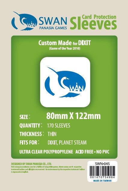 80x122mm -170 Pack, Thin Sleeves (SWN-045)