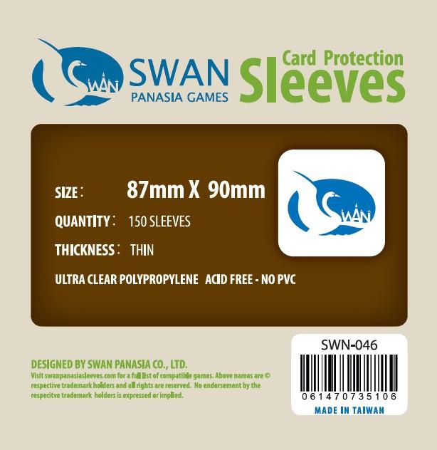 87x90mm -150 pack, Thin Sleeves (SWN-046)