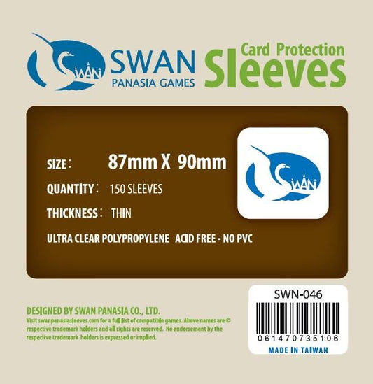 87x90mm -150 pack, Thin Sleeves (SWN-046)