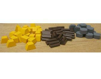 Kings Deluxe Wooden Token Set -  - Mayday Games - 2